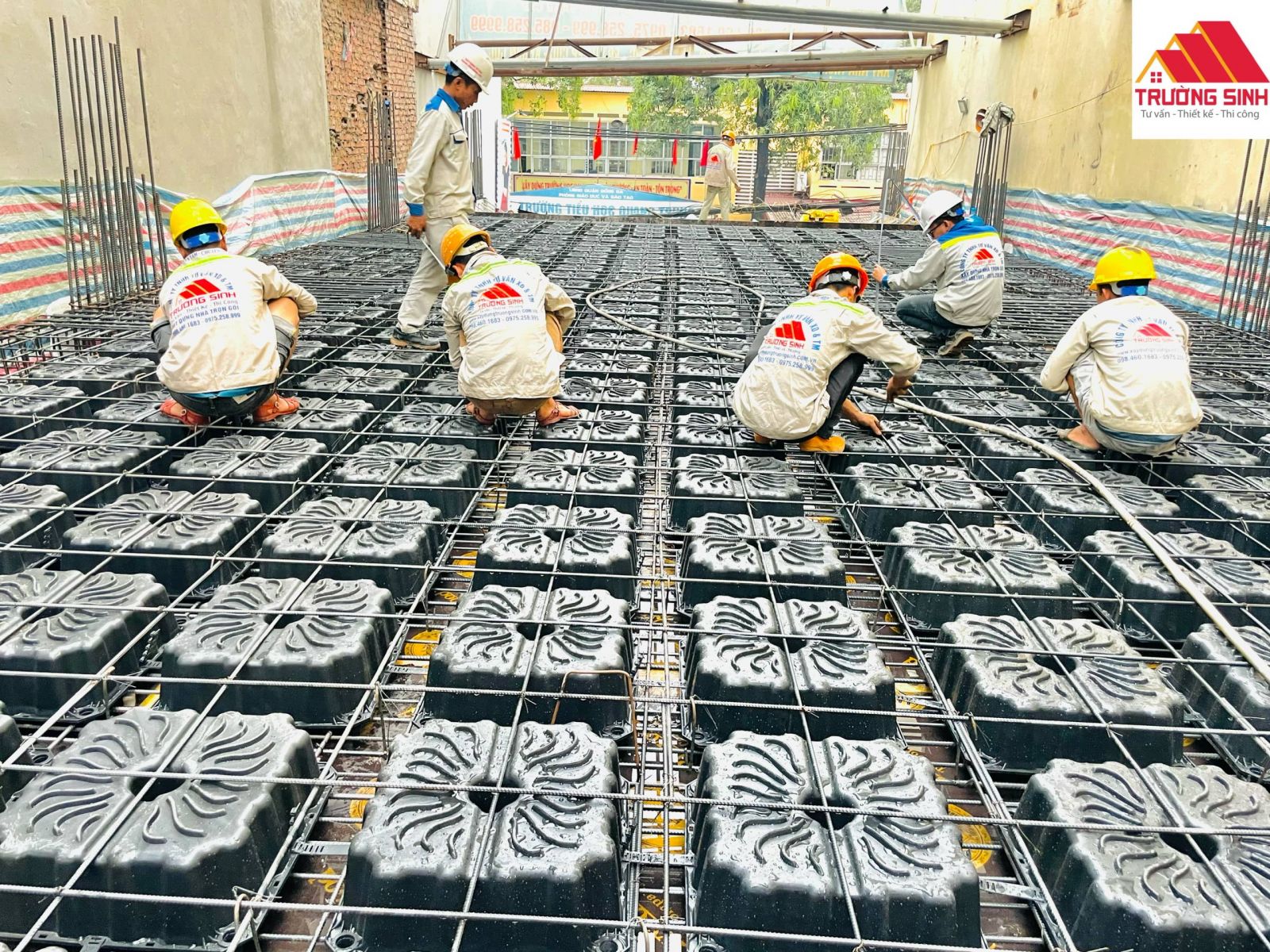 Lưới thép sàn vượt nhịp không dầm