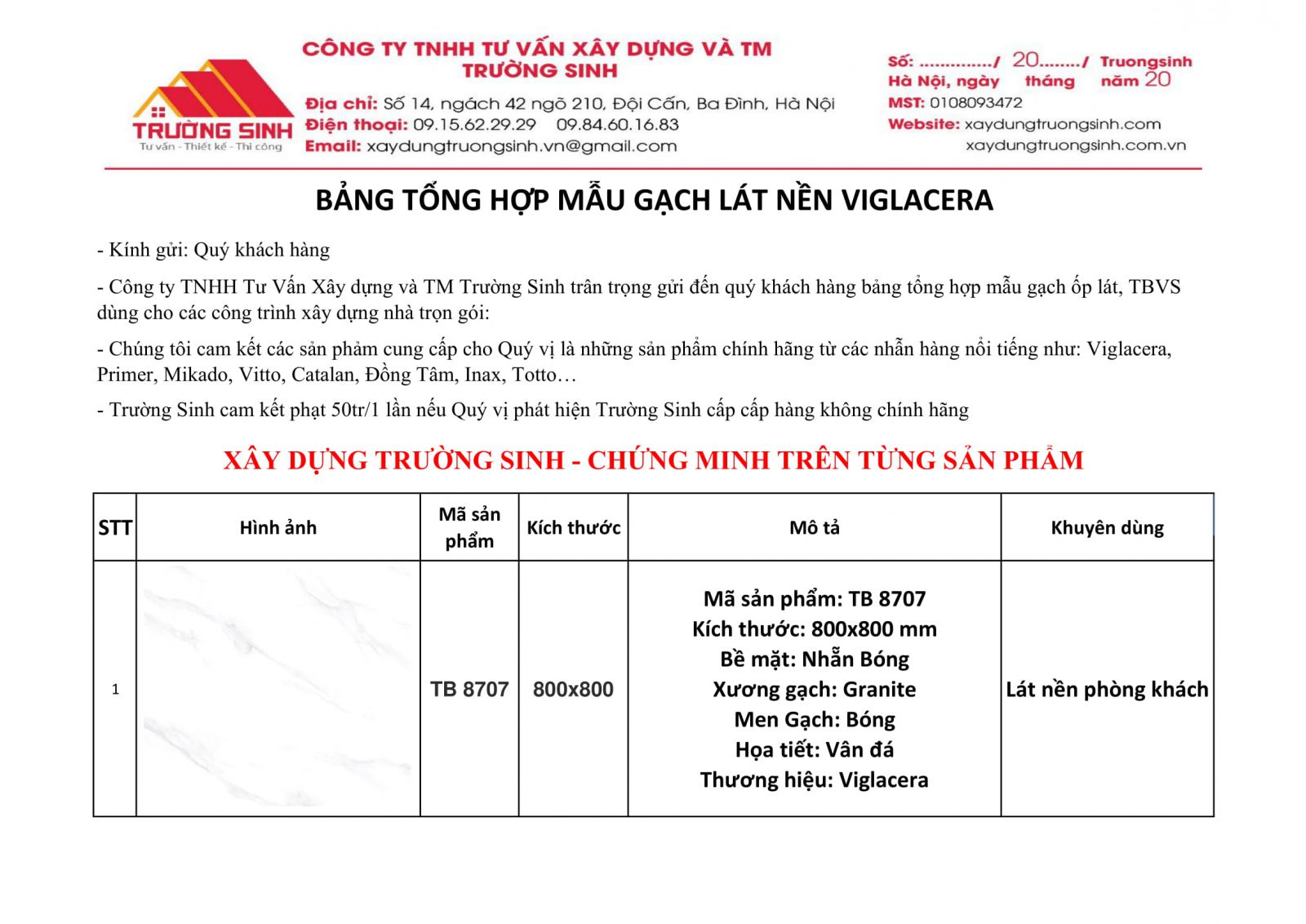 mẫu gạch lát nền viglacera