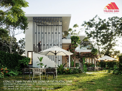 thiết  kế  biệt  thự nhà vườn