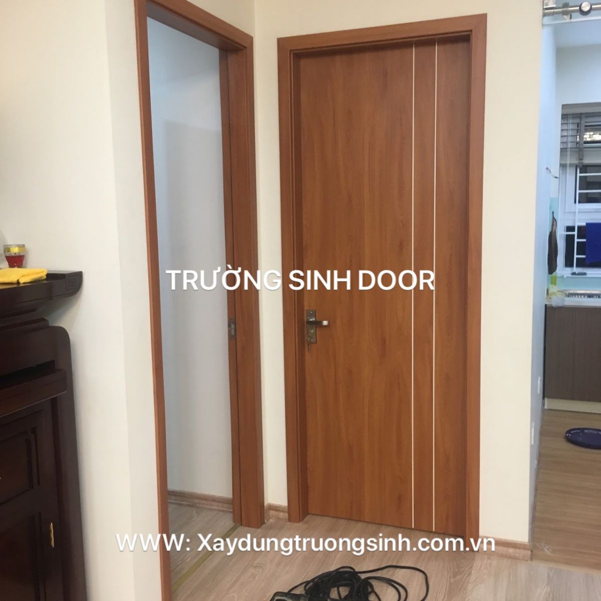 mẫu cửa vân gỗ đẹp