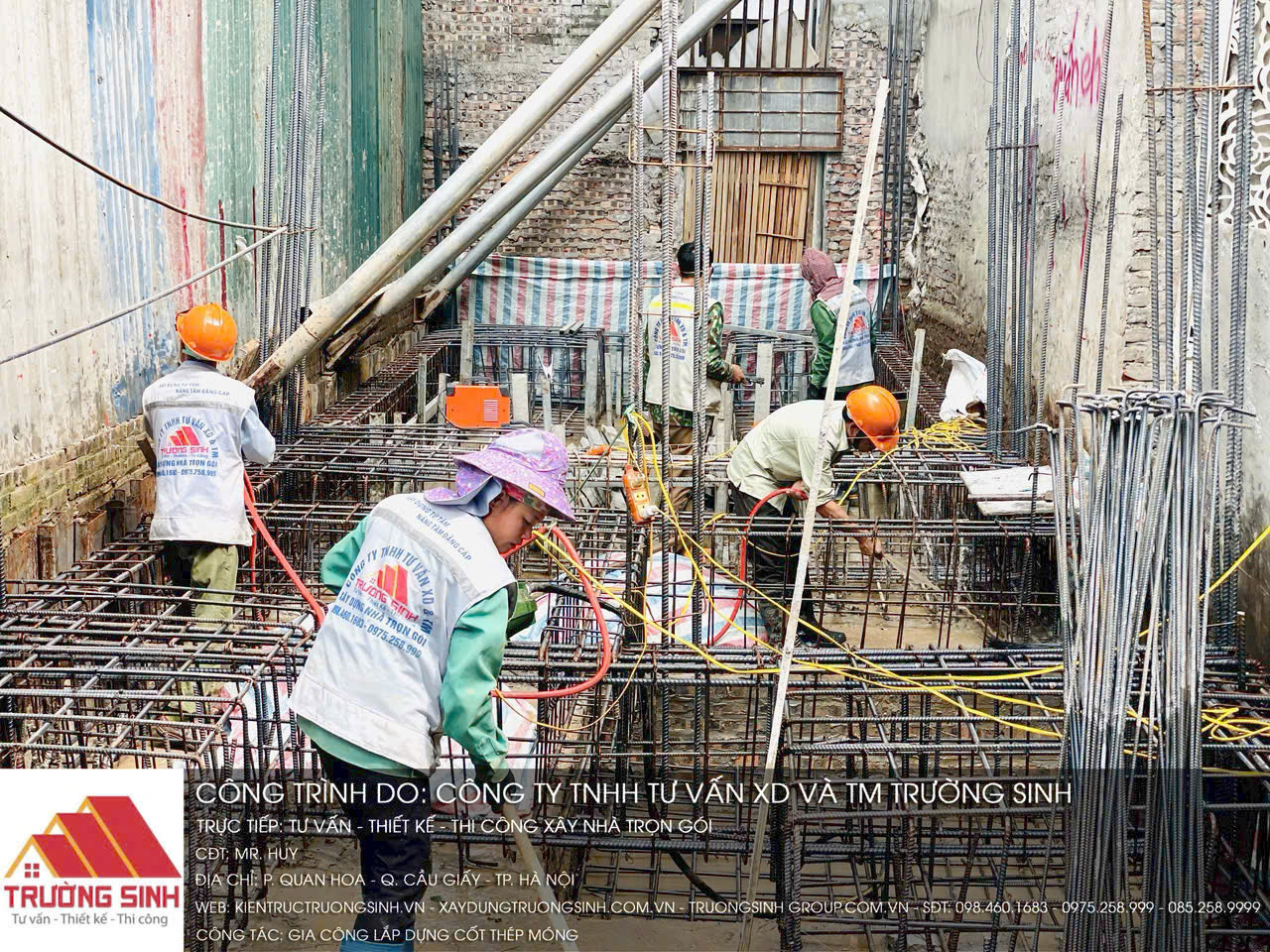 phá dỡ đào  móng  nhà