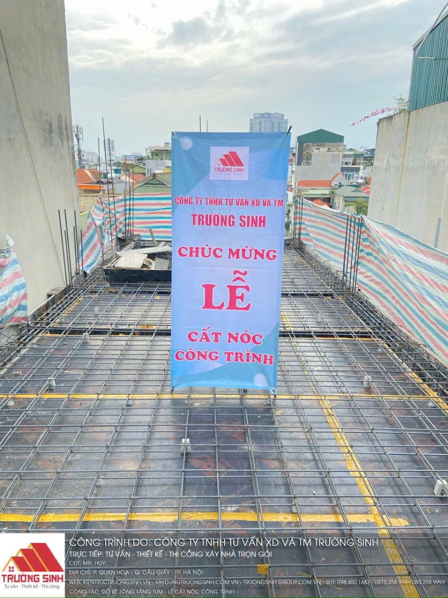 xây  dựng  phần thô nhà  anh Huy