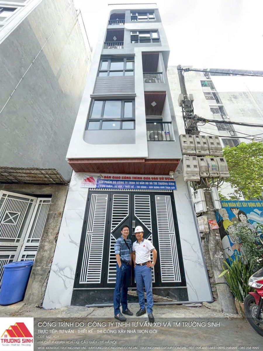 Hoàn thiện nhà anh Huy