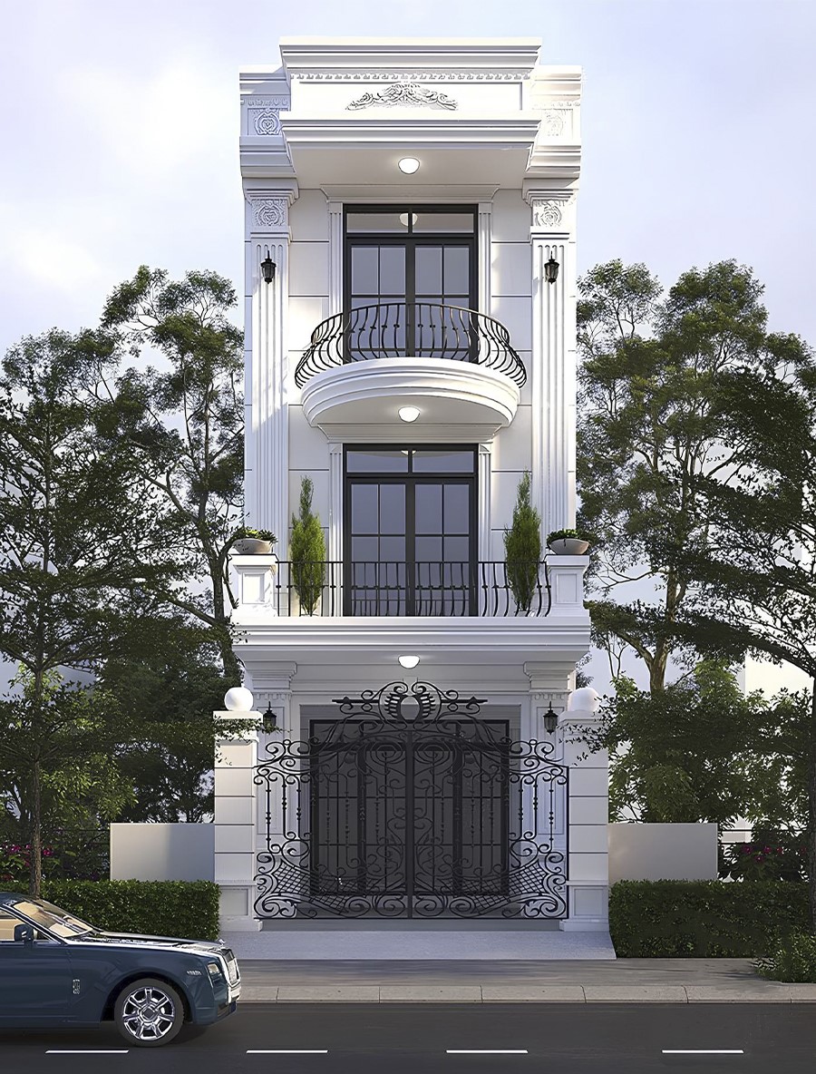 thiết kế nhà 3 tầng - 1