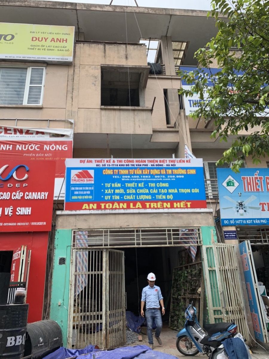 công trình hoàn thiện biệt thự xây thô 
