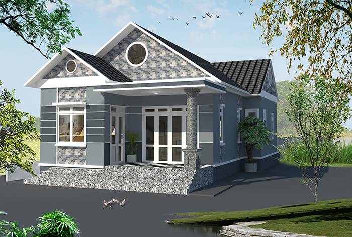 Thiết kế nhà đẹp ở nông thôn - Top 10 mẫu thiết kế đẹp nhất chi phí dưới 500 triệu-3