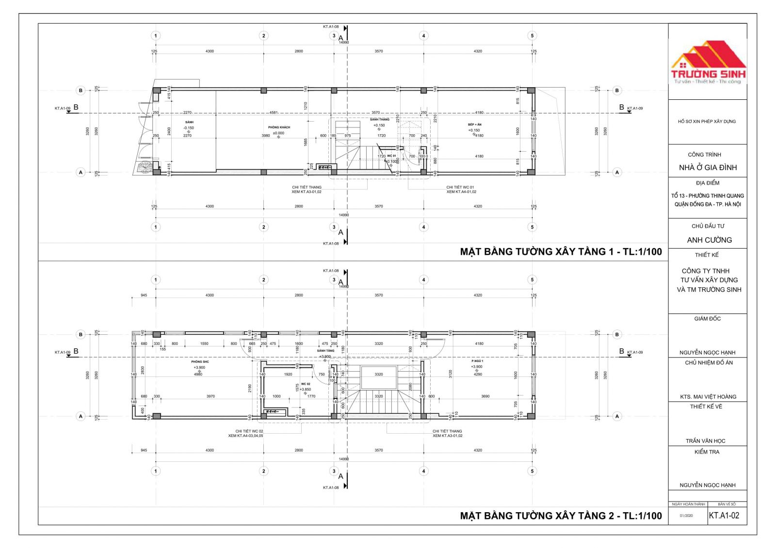 thiết kế nhà đẹp 4 tầng