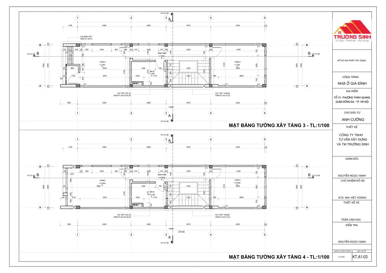 thiết kế nhà đẹp 4 tầng