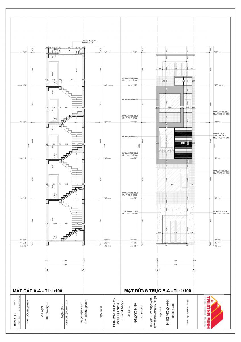 thiết kế nhà đẹp 4 tầng