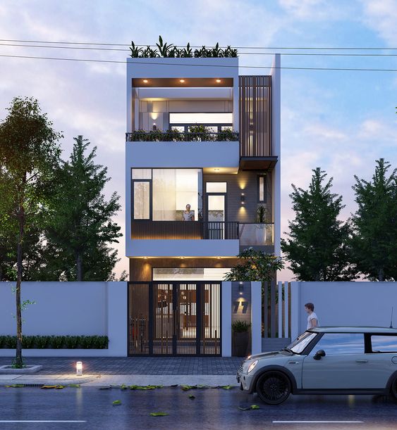 Tổng hợp những mẫu nhà phố 3 tầng đẹp- Xu hướng năm 2020 -15