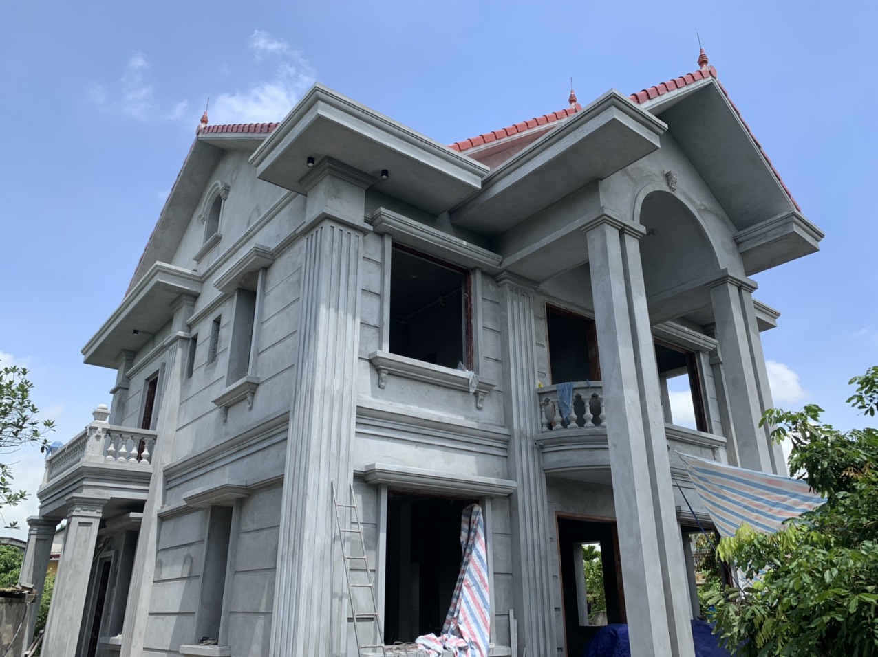 hoàn thiện biệt thự