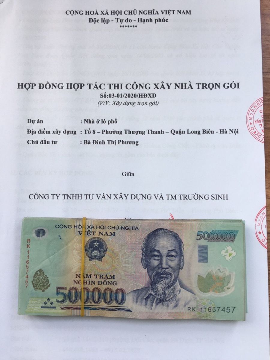 xây nhà trọn gói quận Long Biên, Hà Nội