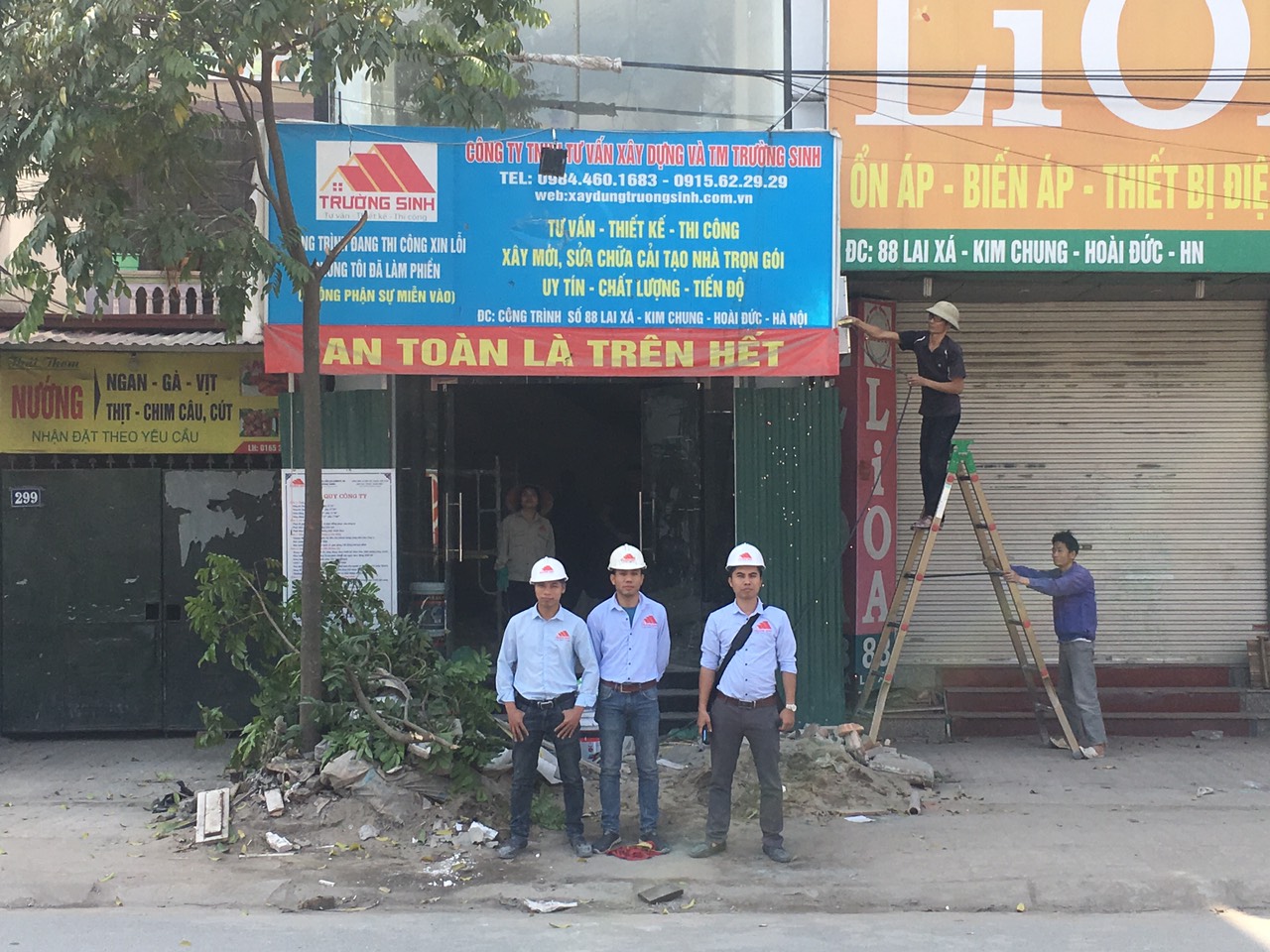 Đội ngũ giám sát xây dựng chuyên nghiệp tại Kiến trúc Trường Sinh